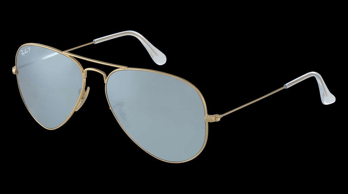 Matte gold ray ban aviators cheap
